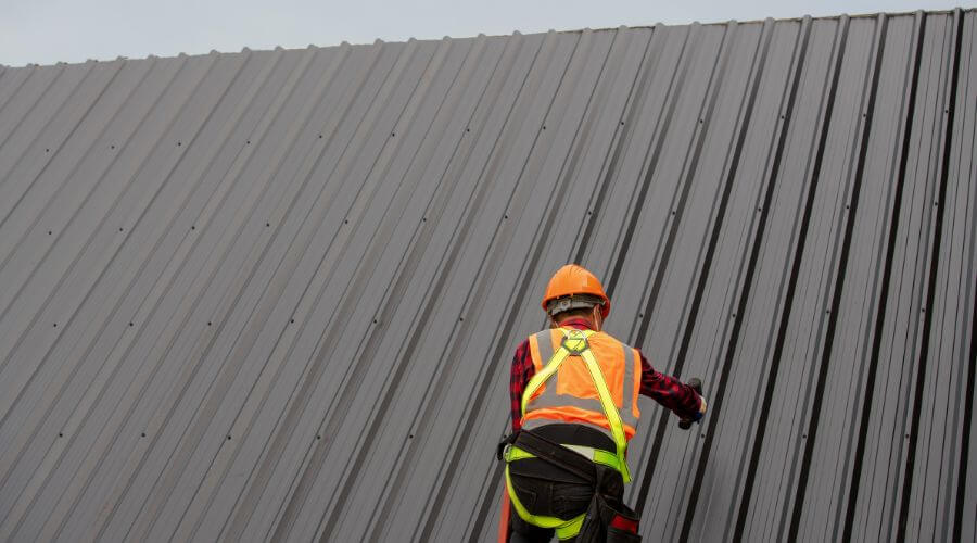 Professional metal roof installation services in Oakville, IN